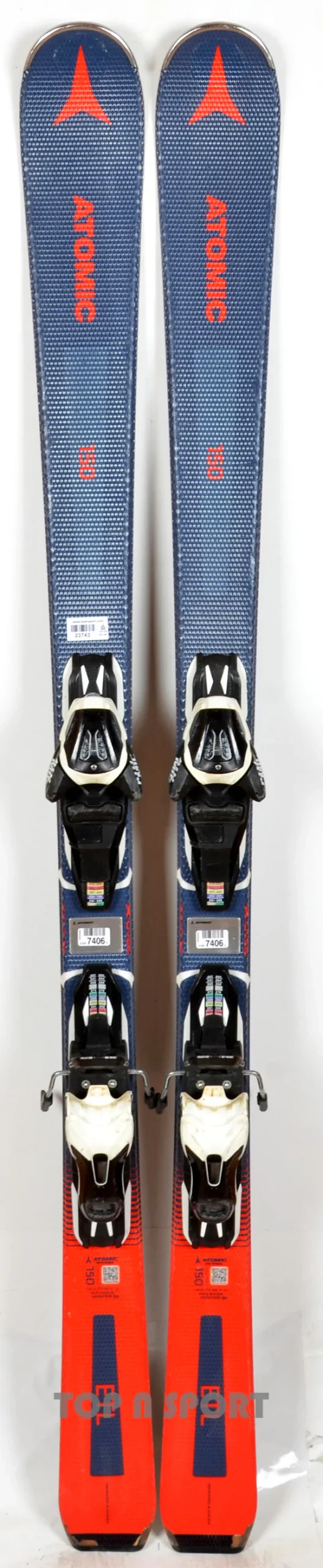 Atomic ETL blue / red - skis d'occasion – Image 2