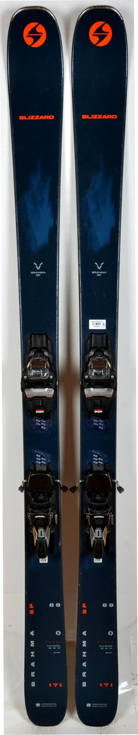 Blizzard BRAHMA 88 SP blue - skis d'occasion – Image 4