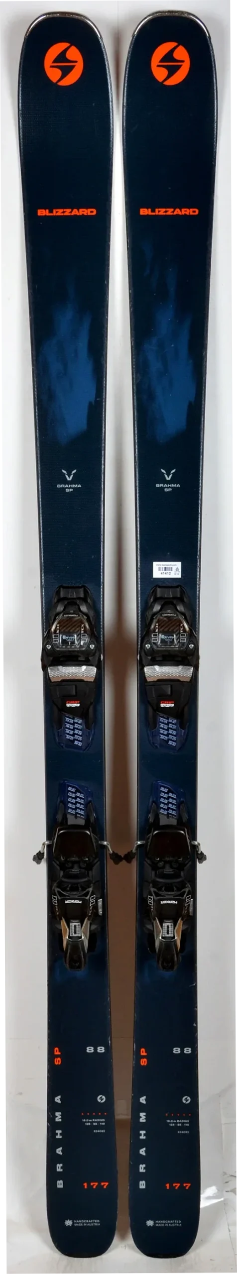 Blizzard BRAHMA 88 SP blue - skis d'occasion – Image 5